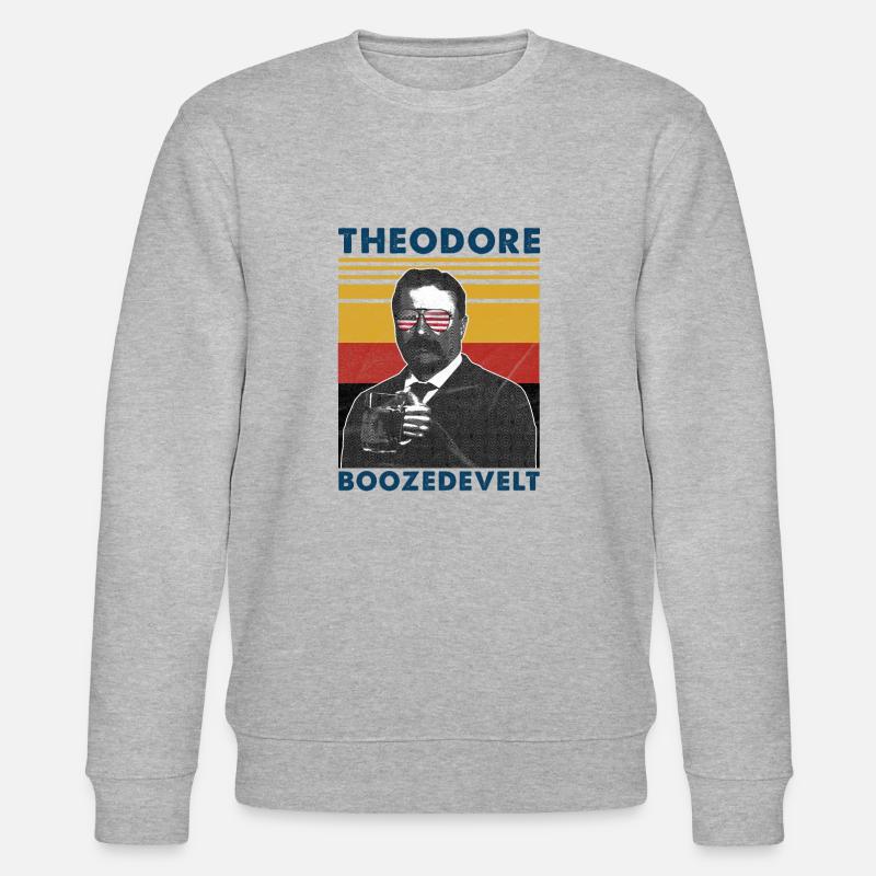 Theodore Boozedevelt - Stanley/Stella Unisex Bio-Sweatshirt CHANGER  - Grau meliert