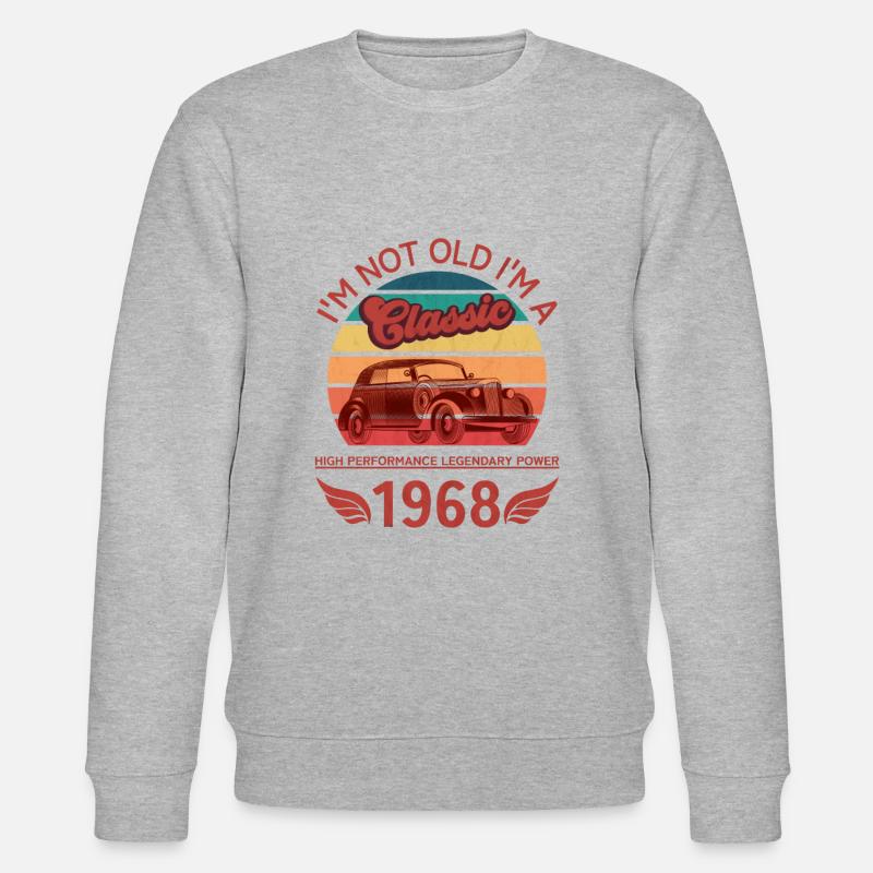 Ich bin nicht alt - Stanley/Stella Unisex Bio-Sweatshirt CHANGER  - Grau meliert