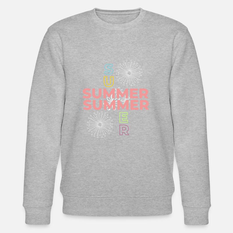 SUMMER SUMMER - Stanley/Stella Unisex Bio-Sweatshirt CHANGER  - Grau meliert