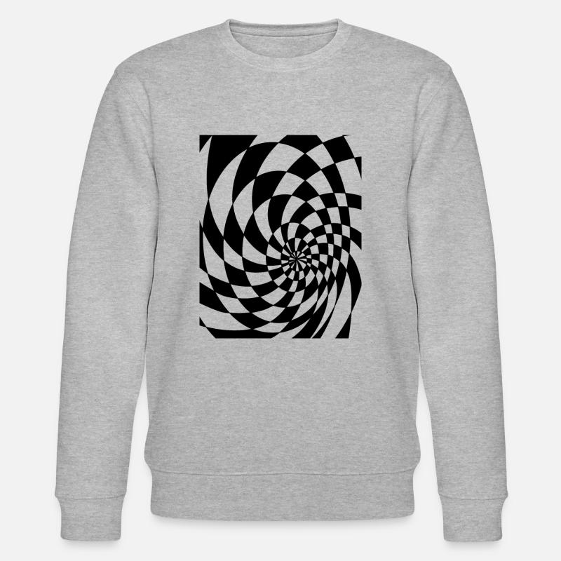 Formes psychédéliques - Sweat bio CHANGER Stanley/Stella Unisexe - gris chiné