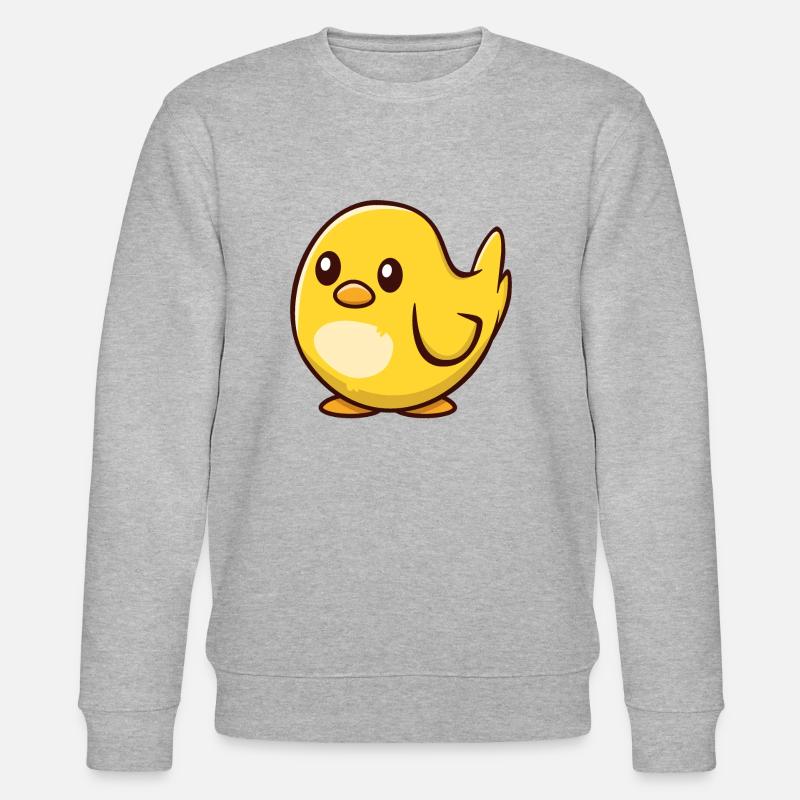 Küken - Stanley/Stella Unisex Bio-Sweatshirt CHANGER  - Grau meliert
