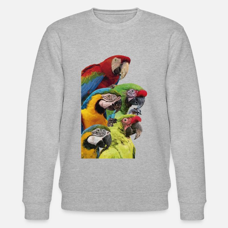 Aras - Stanley/Stella Unisex Bio-Sweatshirt CHANGER  - Grau meliert