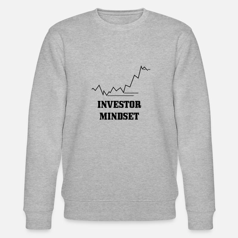 Denkweise der Anleger - Stanley/Stella Unisex Bio-Sweatshirt CHANGER  - Grau meliert
