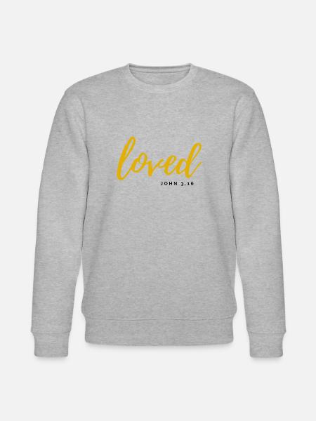 loved - Stanley/Stella CHANGER Unisex Organic Sweatshirt - heather grey