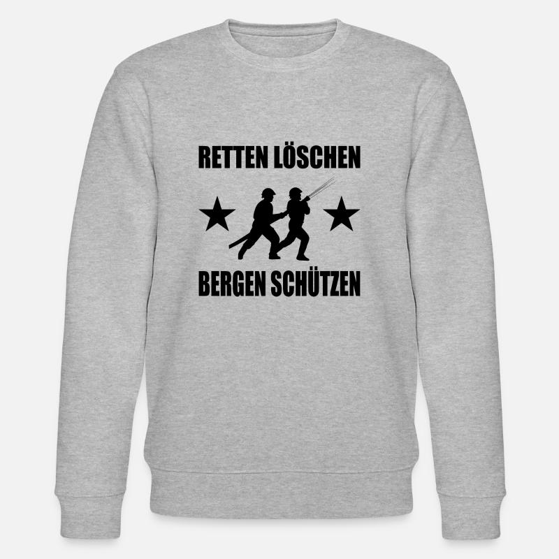 Feuerwehr - Stanley/Stella Unisex Bio-Sweatshirt CHANGER  - Grau meliert