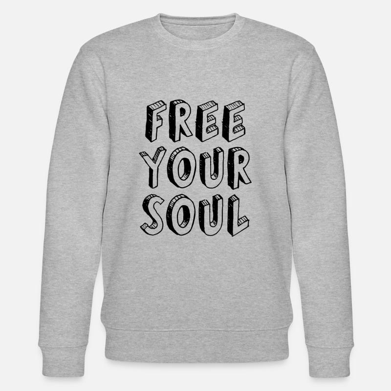 Libère ton âme - Sweat bio CHANGER Stanley/Stella Unisexe - gris chiné