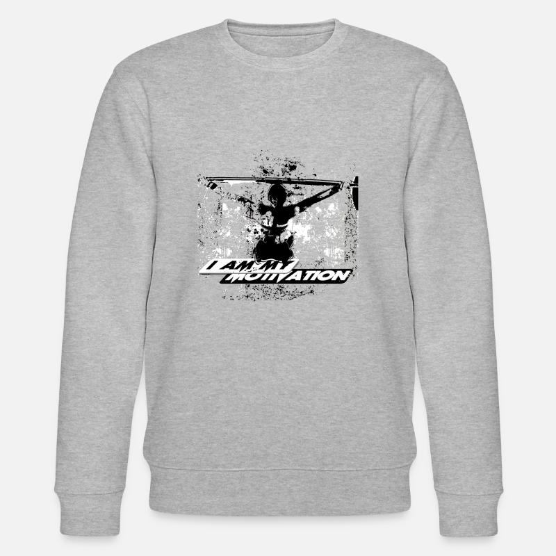 Motivation en noir et blanc - Sweat bio CHANGER Stanley/Stella Unisexe - gris chiné