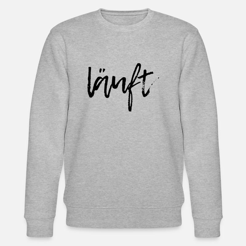 läuft - Stanley/Stella Unisex Bio-Sweatshirt CHANGER  - Grau meliert
