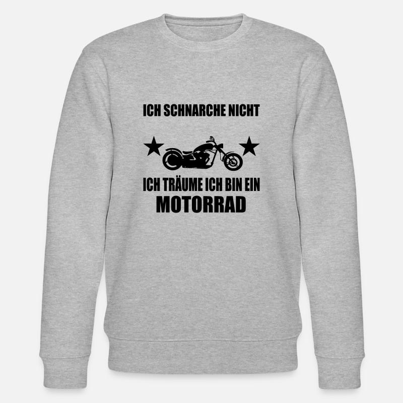 Motorrad - Stanley/Stella Unisex Bio-Sweatshirt CHANGER  - Grau meliert