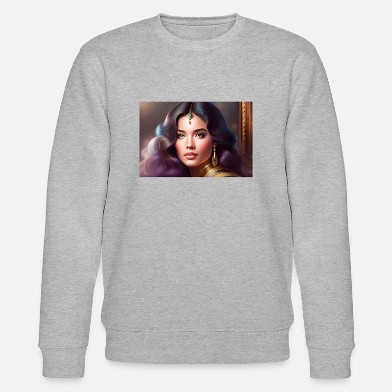 Princess - Stanley/Stella Unisex Bio-Sweatshirt CHANGER  - Grau meliert