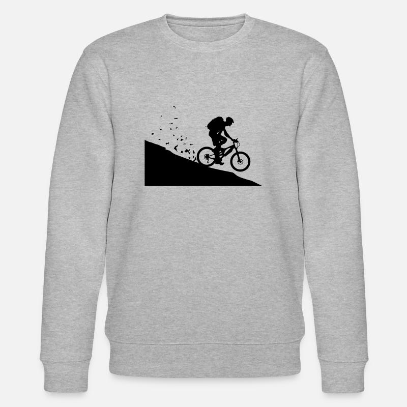 Mountainbiker - Stanley/Stella Unisex Bio-Sweatshirt CHANGER  - Grau meliert