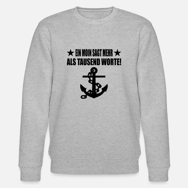 Moin - Stanley/Stella Unisex Bio-Sweatshirt CHANGER  - Grau meliert
