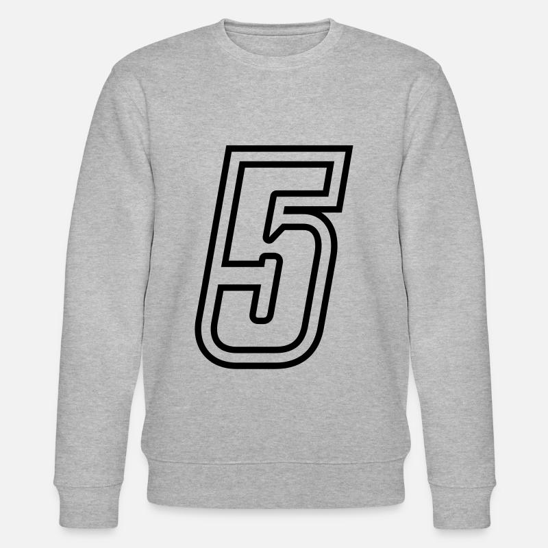 5 Numéro de numéro - Sweat bio CHANGER Stanley/Stella Unisexe - gris chiné