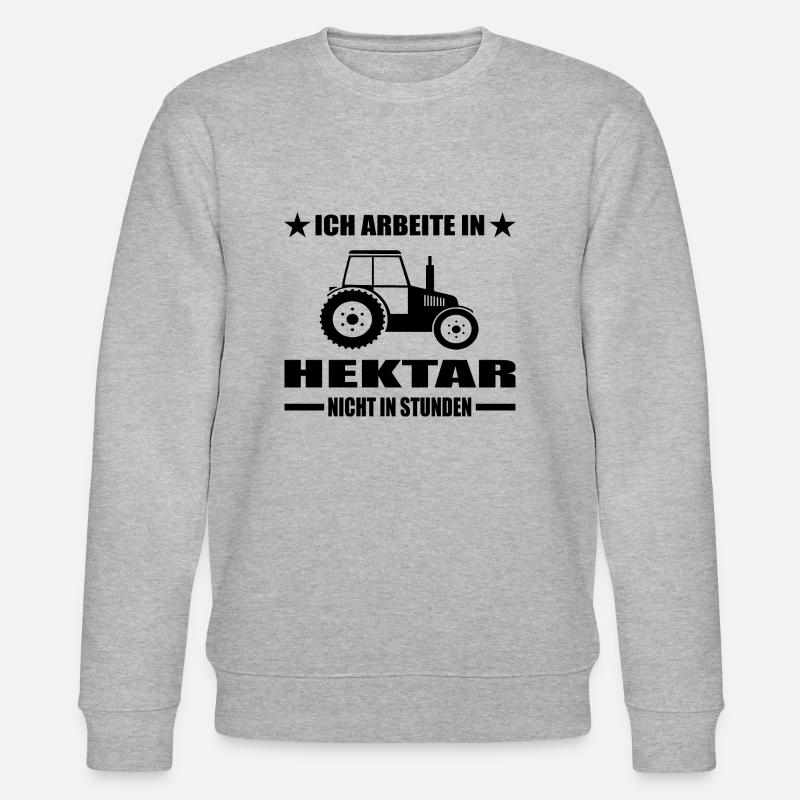 Traktor - Stanley/Stella Unisex Bio-Sweatshirt CHANGER  - Grau meliert