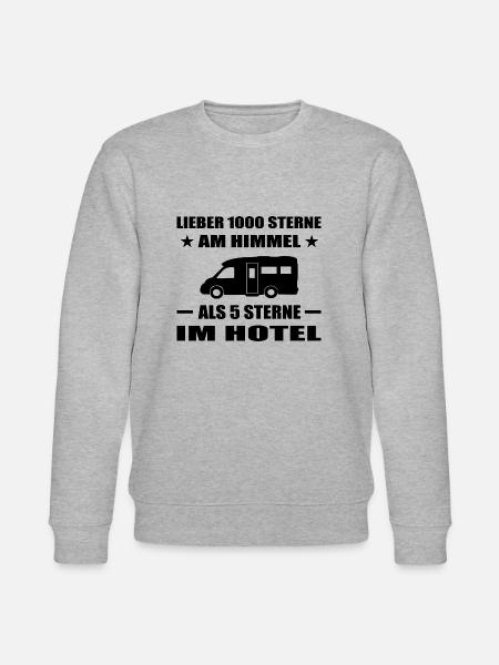 Camping - Stanley/Stella Unisex Bio-Sweatshirt CHANGER - Grau meliert