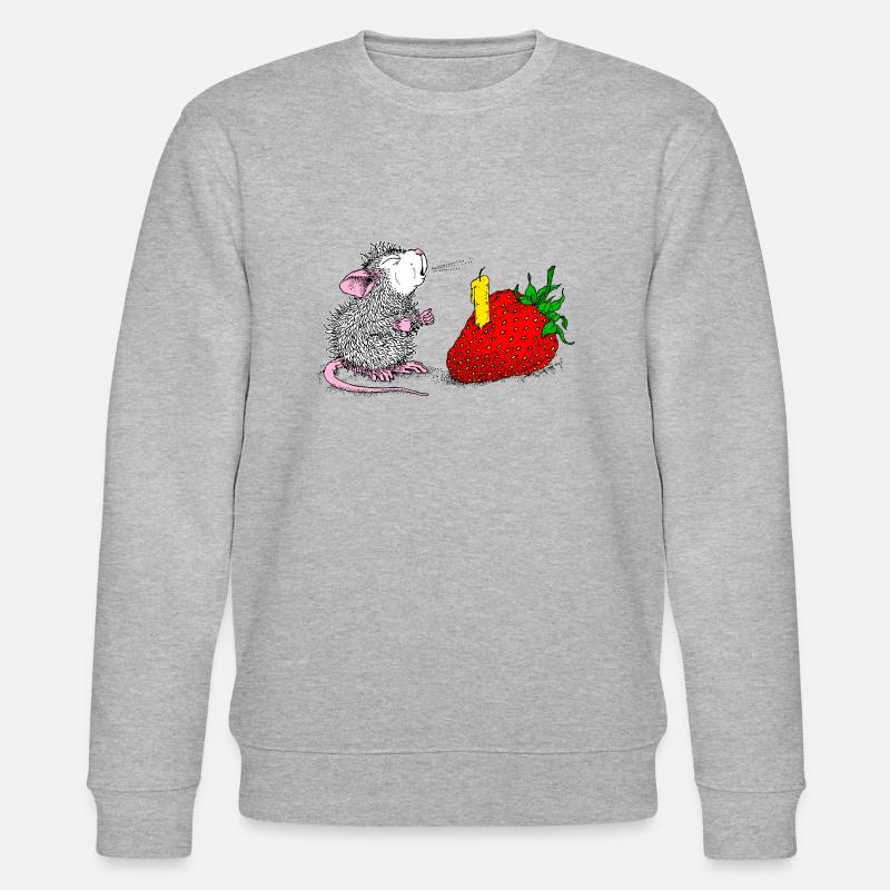 Rat et anniversaire - Sweat bio CHANGER Stanley/Stella Unisexe - gris chiné