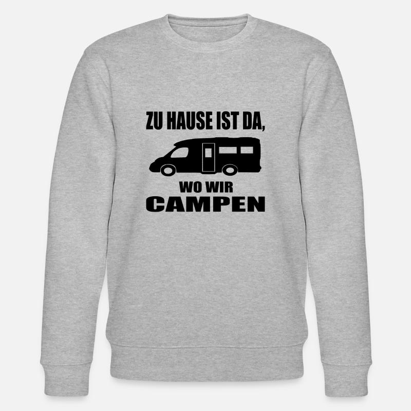 camping - Stanley/Stella Unisex Bio-Sweatshirt CHANGER  - Grau meliert