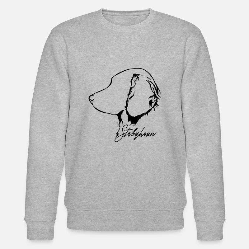 STABYHOUN Profil Chiens Wilsigns - Sweat bio CHANGER Stanley/Stella Unisexe - gris chiné