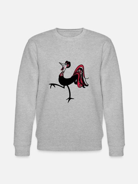 rooster - Stanley/Stella CHANGER Unisex Organic Sweatshirt - heather grey