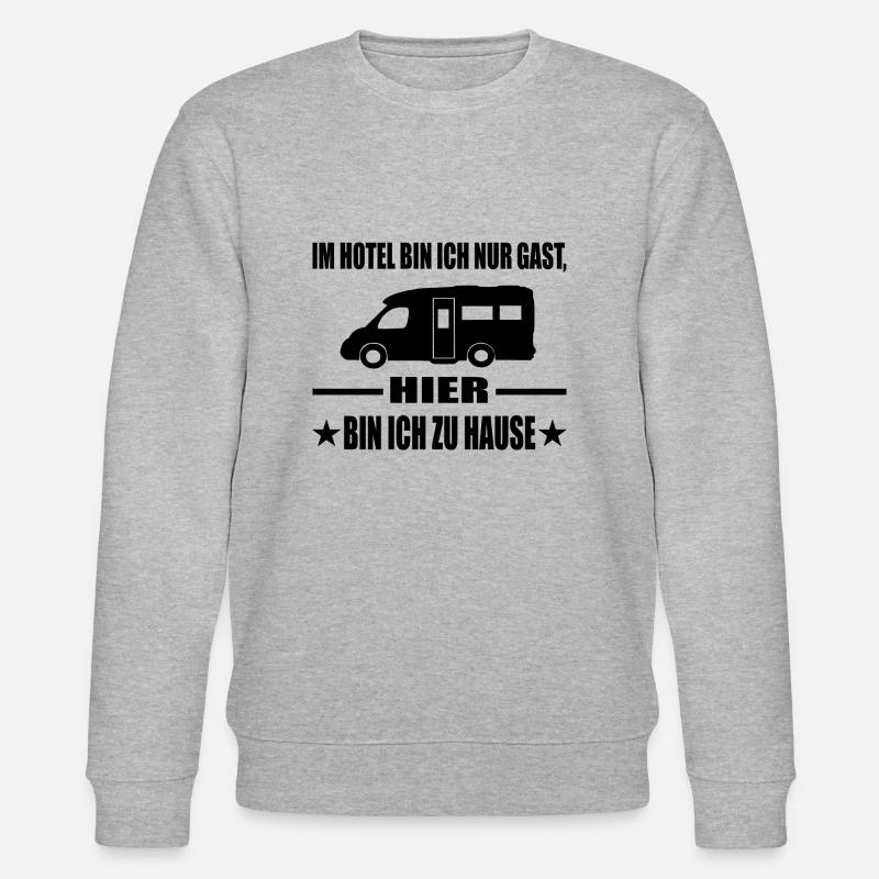 Camping - Stanley/Stella Unisex Bio-Sweatshirt CHANGER  - Grau meliert