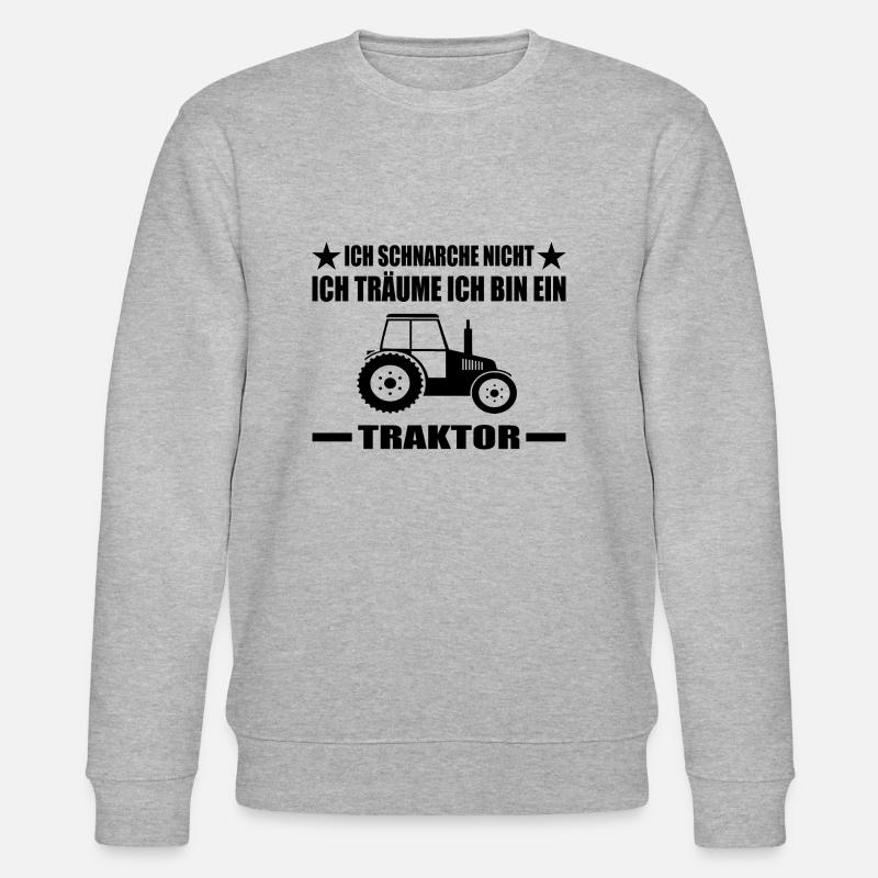 Traktor - Stanley/Stella Unisex Bio-Sweatshirt CHANGER  - Grau meliert