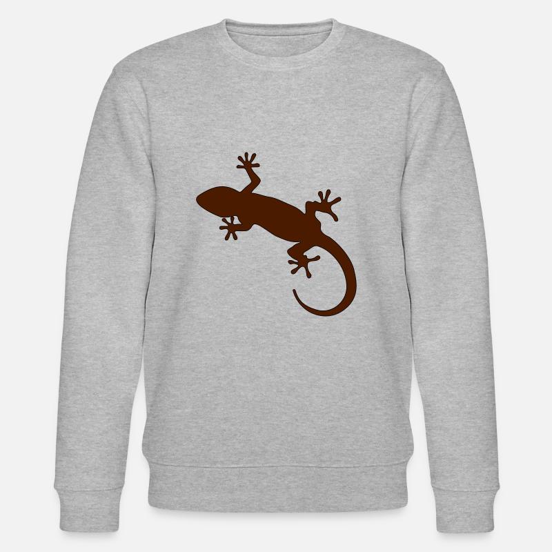 Gecko - Stanley/Stella Unisex Bio-Sweatshirt CHANGER  - Grau meliert