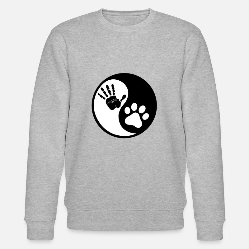 Yin-Yang - Stanley/Stella Unisex Bio-Sweatshirt CHANGER  - Grau meliert