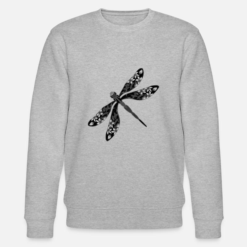 Libellule - Sweat bio CHANGER Stanley/Stella Unisexe - gris chiné