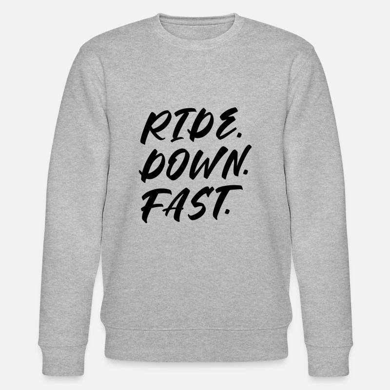 Ride Down Fast - Stanley/Stella Unisex Bio-Sweatshirt CHANGER  - Grau meliert
