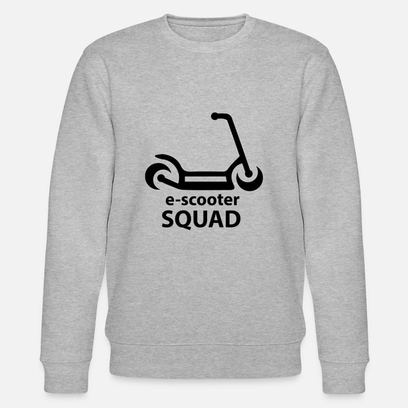 E-Scooter Roller - Stanley/Stella Unisex Bio-Sweatshirt CHANGER  - Grau meliert