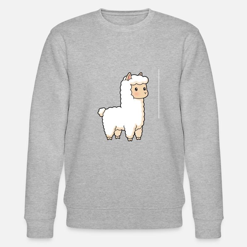 Llama lama alpaca - Stanley/Stella Unisex Bio-Sweatshirt CHANGER  - Grau meliert