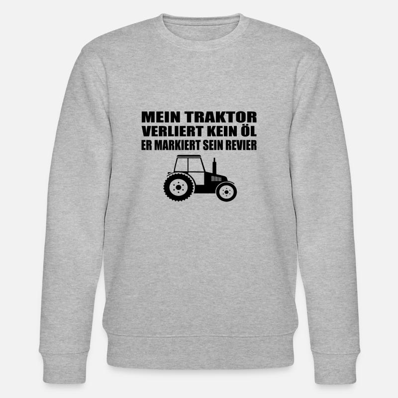 Traktor - Stanley/Stella Unisex Bio-Sweatshirt CHANGER  - Grau meliert