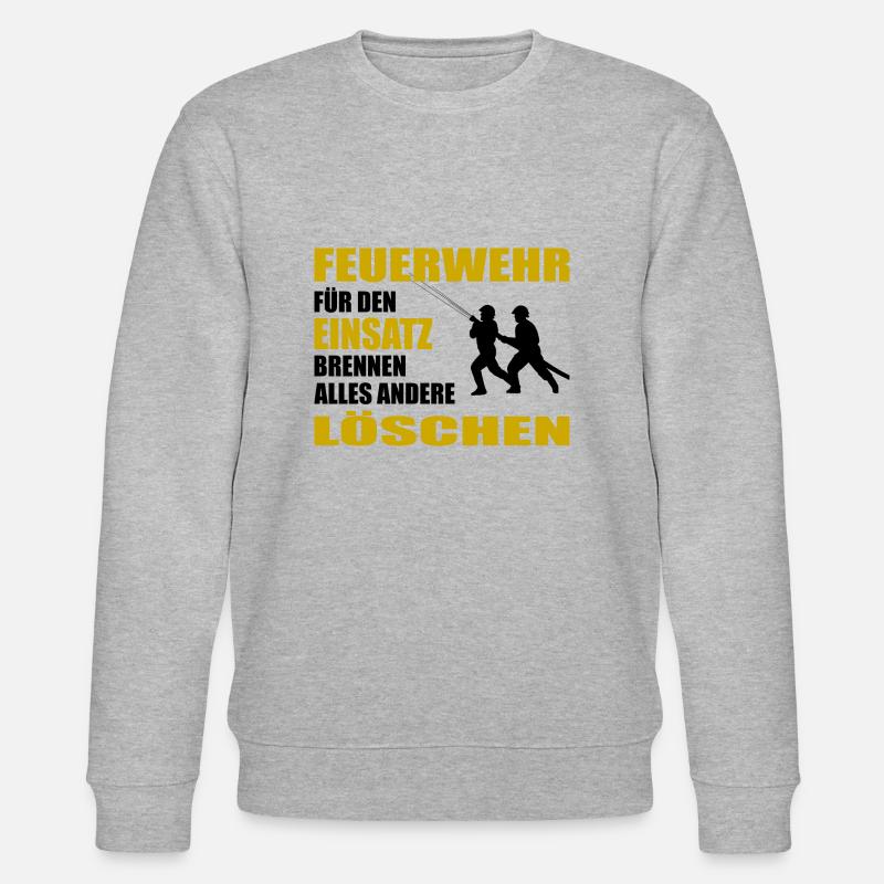 Feuerwehr - Stanley/Stella Unisex Bio-Sweatshirt CHANGER  - Grau meliert