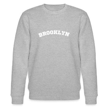 BROOKLYN - Sweat bio CHANGER Stanley/Stella Unisexe - gris chiné - Devant - Nik (191cm) & Marisol (170cm)