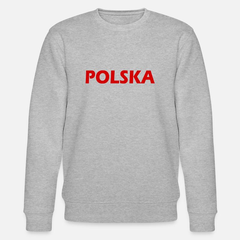 Polska - Sweat bio CHANGER Stanley/Stella Unisexe - gris chiné