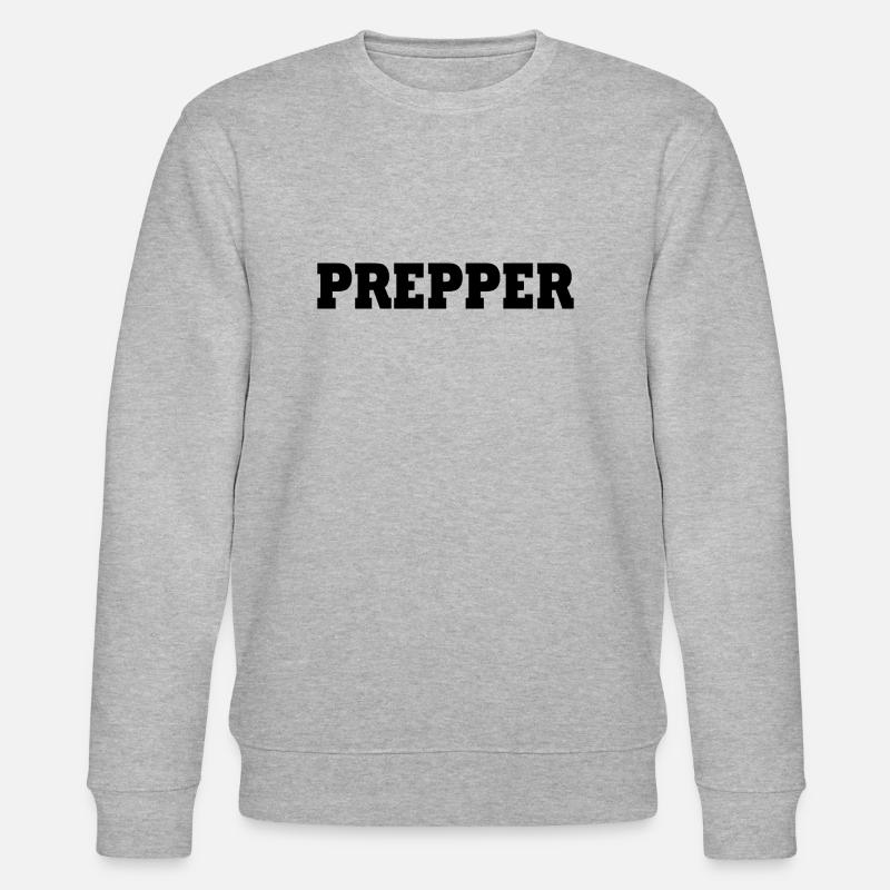 Prepper - Sweat bio CHANGER Stanley/Stella Unisexe - gris chiné