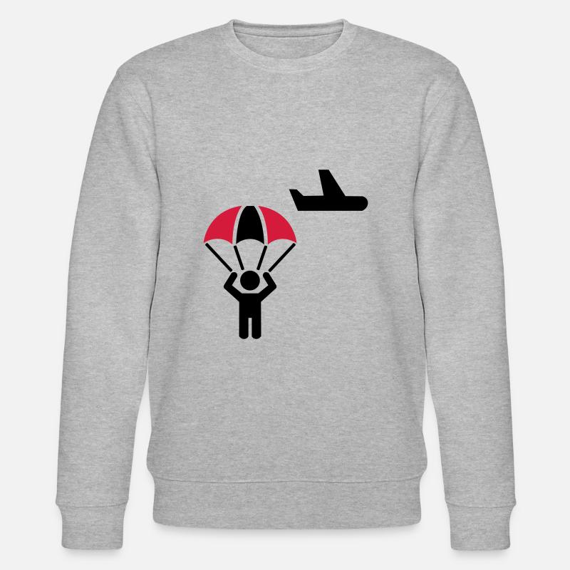 Parachutistes - Sweat bio CHANGER Stanley/Stella Unisexe - gris chiné