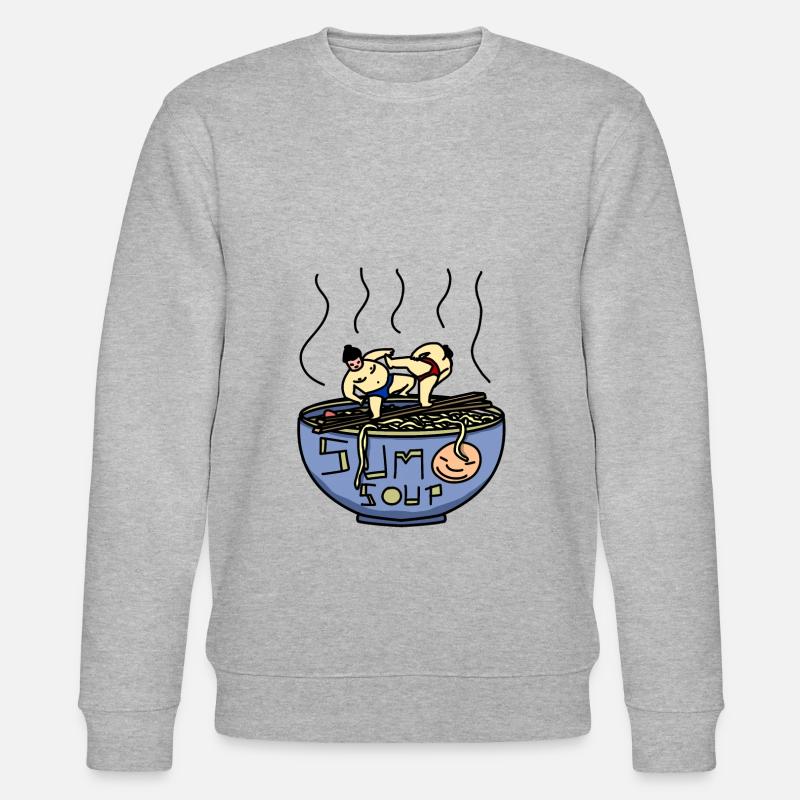Sumo soup - Stanley/Stella Unisex Bio-Sweatshirt CHANGER  - Grau meliert