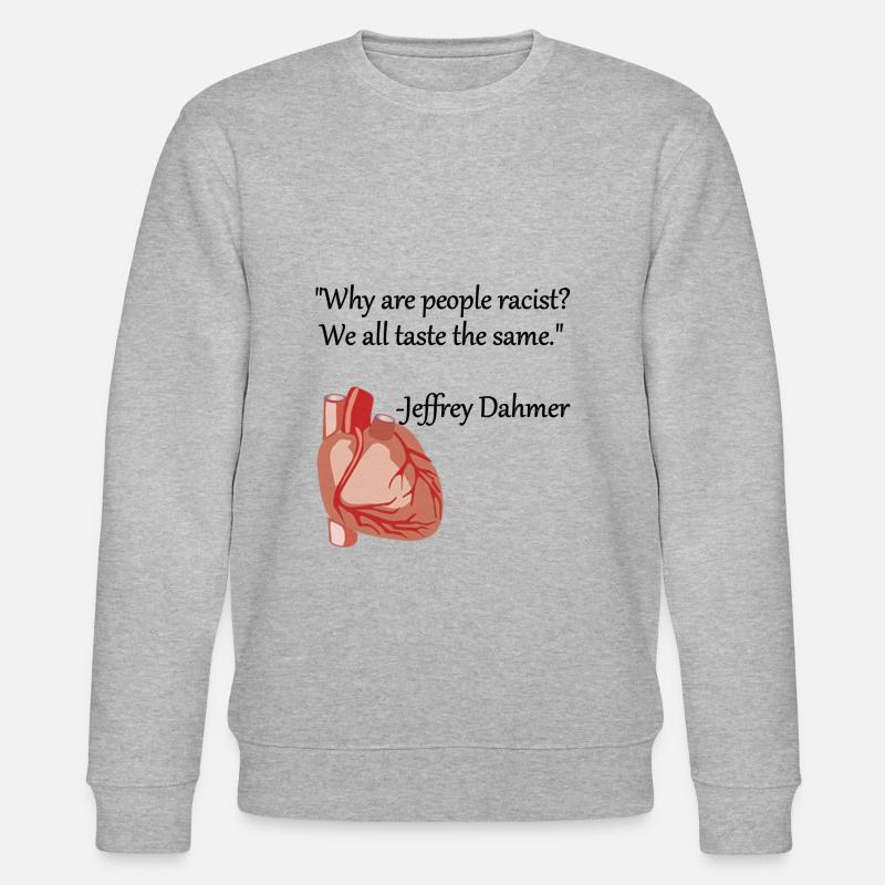 Jeffrey Dahmer - Stanley/Stella Unisex Bio-Sweatshirt CHANGER  - Grau meliert