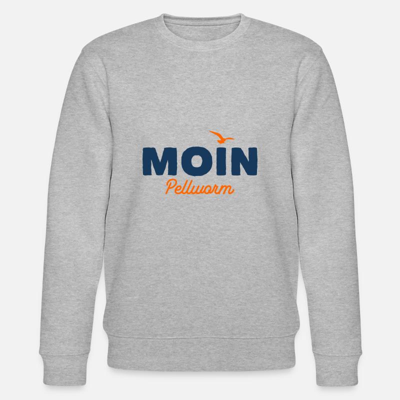 Nordsee Moin Pellworm - Stanley/Stella Unisex Bio-Sweatshirt CHANGER  - Grau meliert