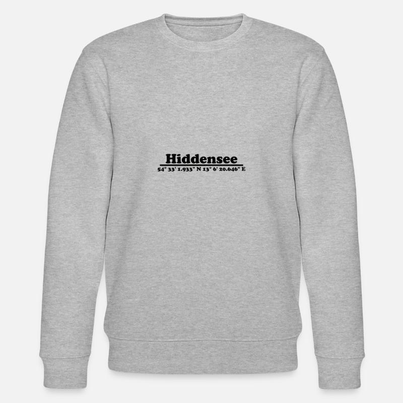 Hiddensee - Stanley/Stella Unisex Bio-Sweatshirt CHANGER  - Grau meliert