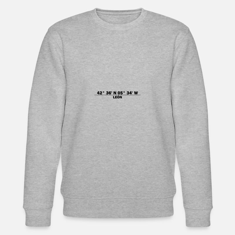 Coordonnées de León - Sweat bio CHANGER Stanley/Stella Unisexe - gris chiné