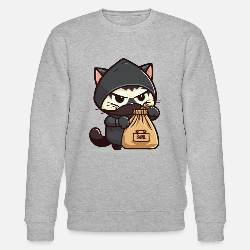Raffiniert hinterhältig - Stanley/Stella Unisex Bio-Sweatshirt CHANGER  - Grau meliert
