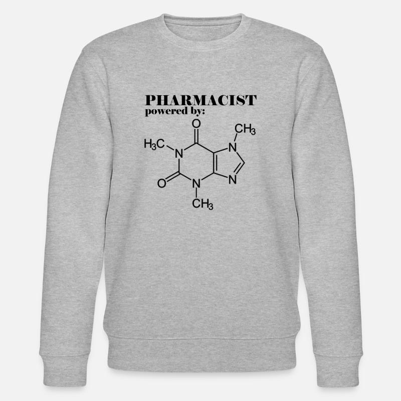 Pharmacy / Pharmacist: Pharmacist powered by - Stanley/Stella CHANGER Unisex Organic Sweatshirt - heather grey