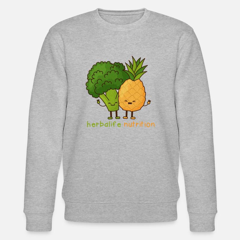 funny herbalife nutrition - Sweat bio CHANGER Stanley/Stella Unisexe - gris chiné
