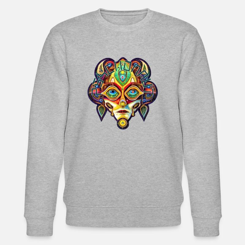 Psychonaut - Stanley/Stella Unisex Bio-Sweatshirt CHANGER  - Grau meliert