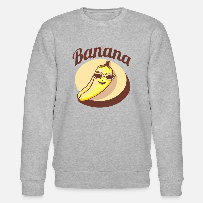 Banane cool - Sweat bio CHANGER Stanley/Stella Unisexe - gris chiné