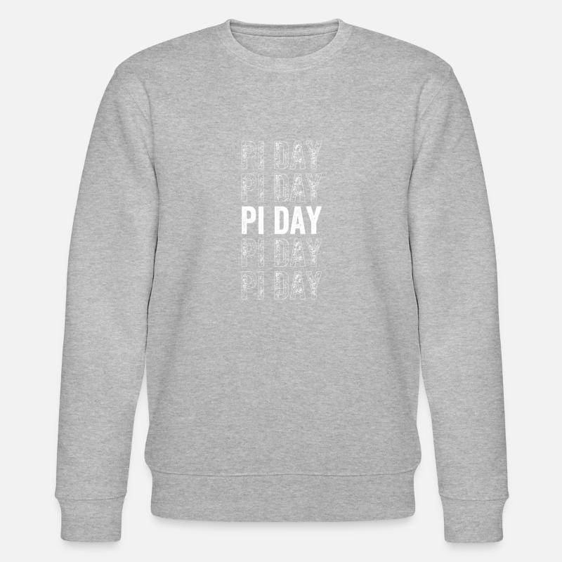 Pi Day 2024 - Stanley/Stella Unisex Bio-Sweatshirt CHANGER  - Grau meliert