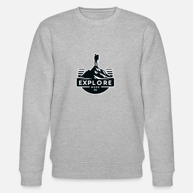 Explore more - Wanderer - Stanley/Stella CHANGER Unisex Organic Sweatshirt - heather grey