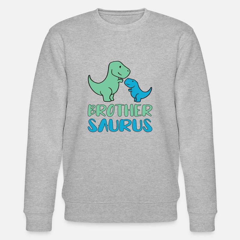 Bruder Saurus - Stanley/Stella Unisex Bio-Sweatshirt CHANGER  - Grau meliert